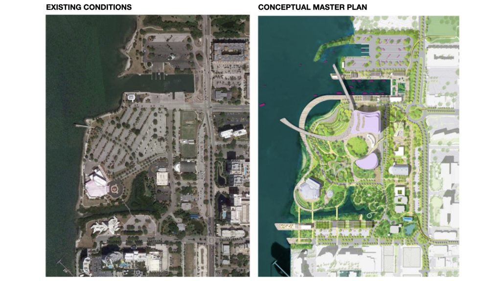 Existing Conditions vs. Conceptual Master Plan