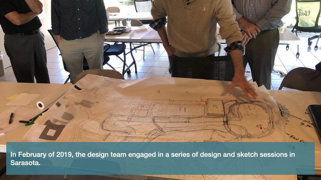 In February of 2019, the design team engaged in a series of design and sketch sessions in Sarasota.